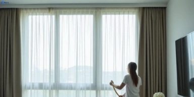 Delicate sheer drape cleaning cecil-hills-nsw Matty Curtain Cleaning
